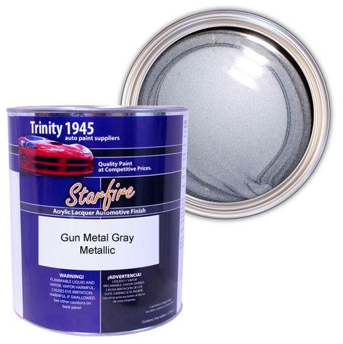 1 gallon gun metal gray metallic acrylic lacquer paint