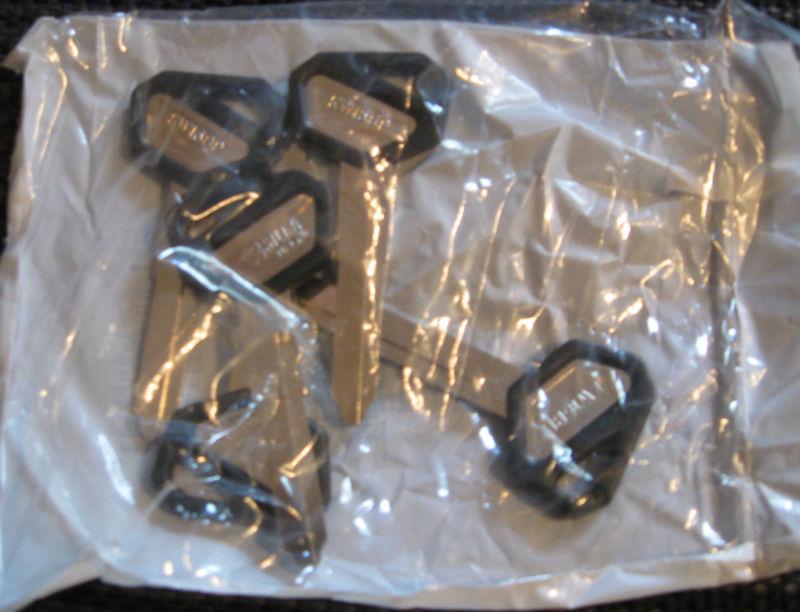 Lot of 5 kawasaki key blanks zx ninja vulcan nomad klx