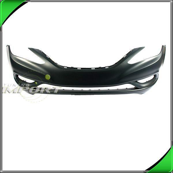 For 11-12 hyundai sonata front bumper cover plastic paint-ready w/ fog lamp hole