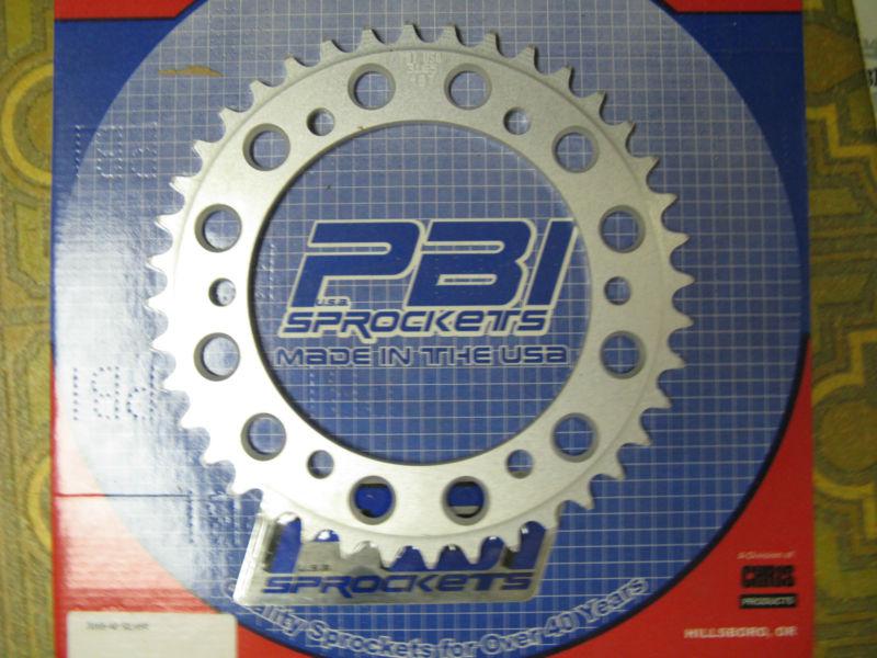 Pbi rear sprocket - 40 teeth  - 525 width - honda xl600v 1989-90