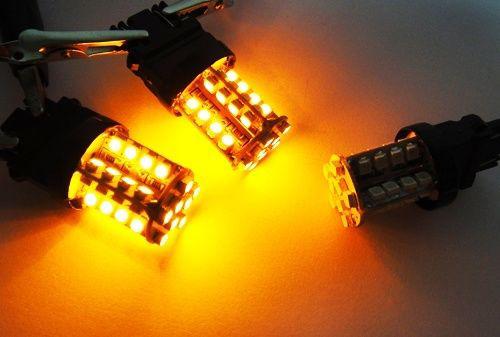 2 amber 7440 7443 40 smd led parking light turn signal blinker lamp 992 7441 t20