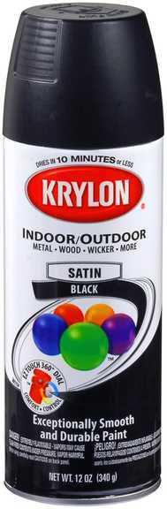 Dupli-color dc 51613 - spray paint - general purpose colors, semi-flat black