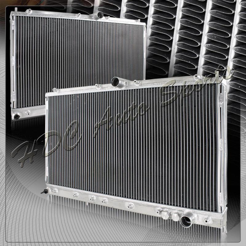 Mitsubishi 3000gt dodge stealth mt dual core racing aluminum cooling radiator