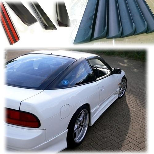 Nissan s13 unpainted 2d hatchback version trunk lip spoiler and anti-slip pad