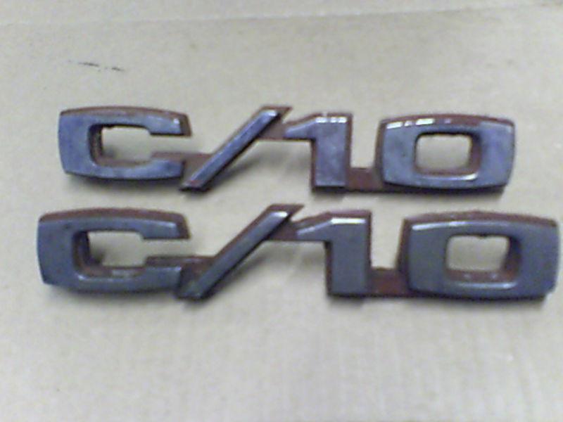 1972 chevrolet c-10 truck emblem set