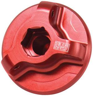 Yoshimura oil filler plug red suzuki rm-z450 2005-2011