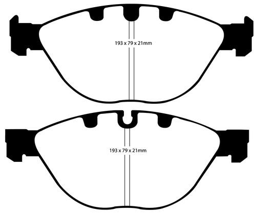 Ebc brakes dp51482ndx ebc bluestuff ndx full race brake pads alpina b7 m5 m6