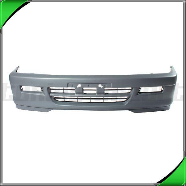 97-99 mitsubishi montero sport front bumper cover primed plastic w/ flare holes