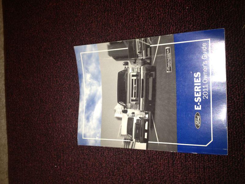 2011 11 ford econoline e 250 350 450 owners manual!  free shipping!!!