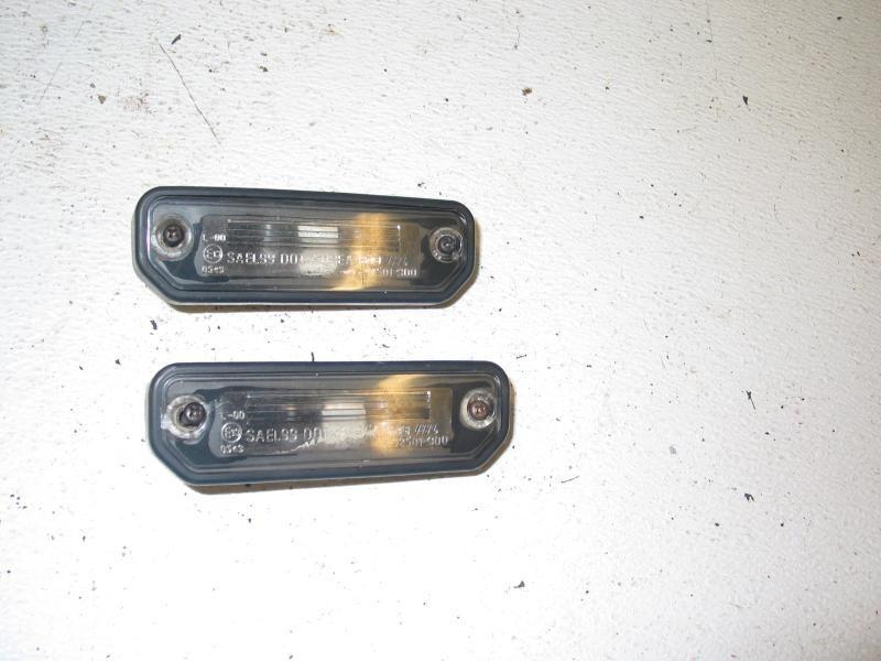 03 04 05 hyundai sonata license plate lights pair left and right 