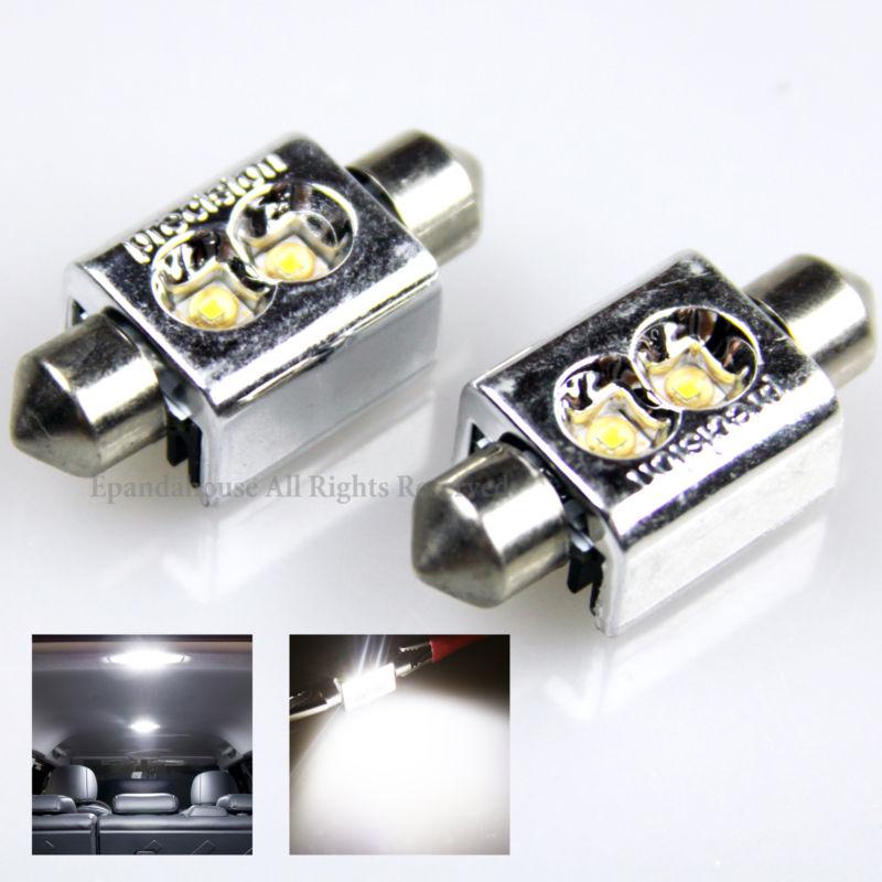 New design!2x 36mm 6w osram smd 7000k white led map door dome light festoon bulb