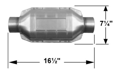 Ap exhaust 609007 exhaust system parts-catalytic converter