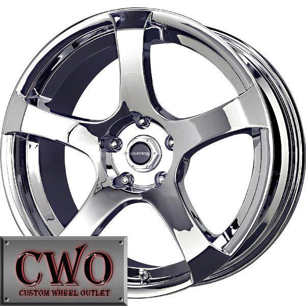 16 chrome lm static wheels rims 5x120 5 lug cts bmw 1 3 series acura tl rl gto