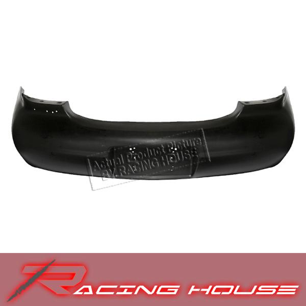 1996-1999 ford taurus 4dr sedan g/gl/lx/se primed black rear bumper cover new 98