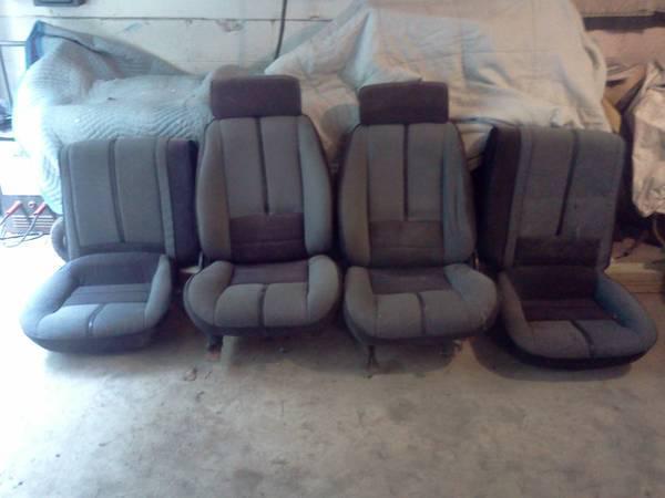 1982-1992 camaro /firebird  black seats front and rear 