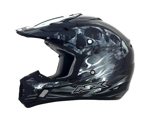 Afx fx-17 inferno mx offroad helmet gloss black multi