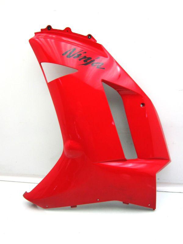 07 08 zx-6r zx6r 6 r zx6 oem left mid fairing cowl