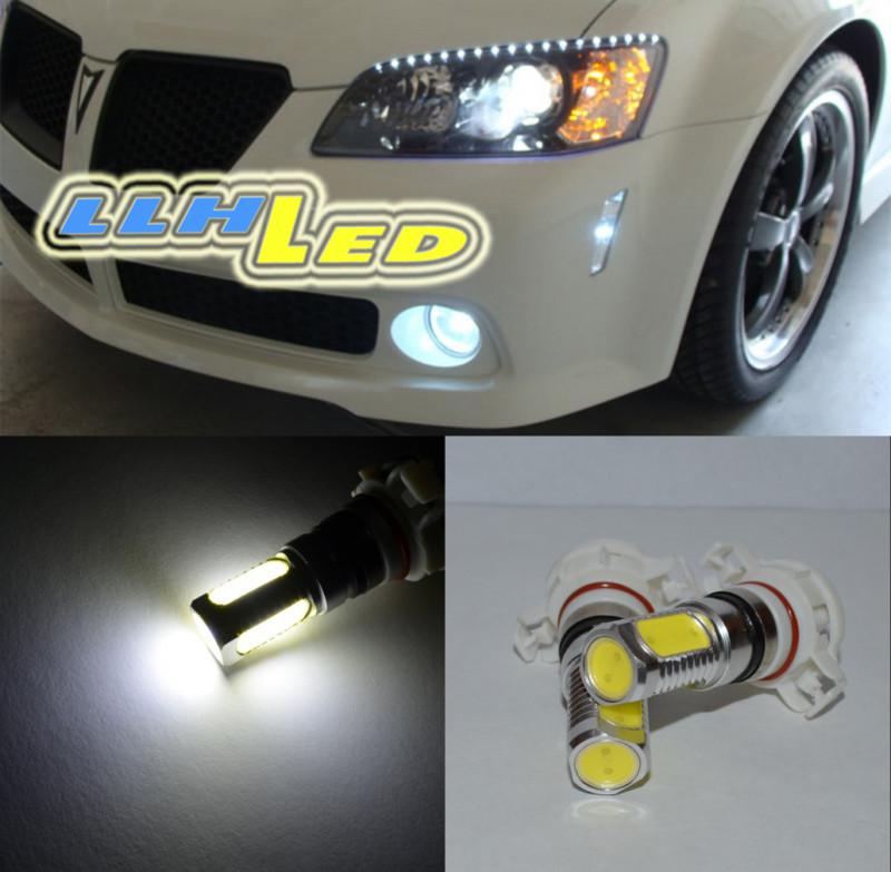 2 x 5202 9009 2504 psx24w h16 6w super white smd led fog lights turn signal bulb