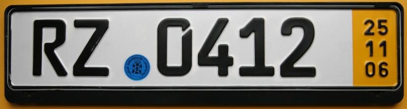 German license plate volkswagen frame + seal mkv rabbit mk4 passat jetta touareg