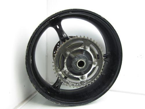 06 07 gsxr 600 750 rear wheel rim rotor sprocket