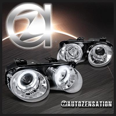 1998-2001 acura integra dual halo projector headlight jdm chrome