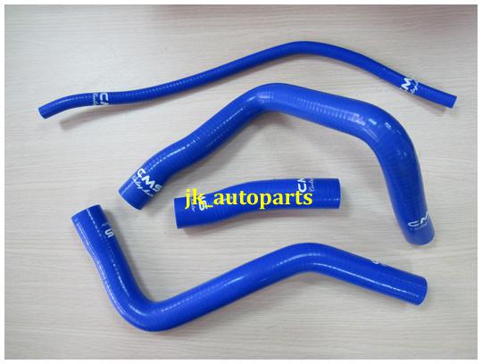 01-04 suzuki gsxr1000 gsx-r1000 silicone radiator coolant blue hose kit 