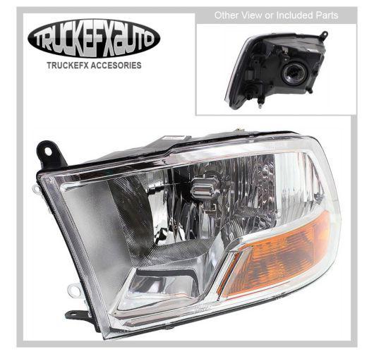 Ch2502217 new left side headlight lamp ram truck clear lens lh driver halogen