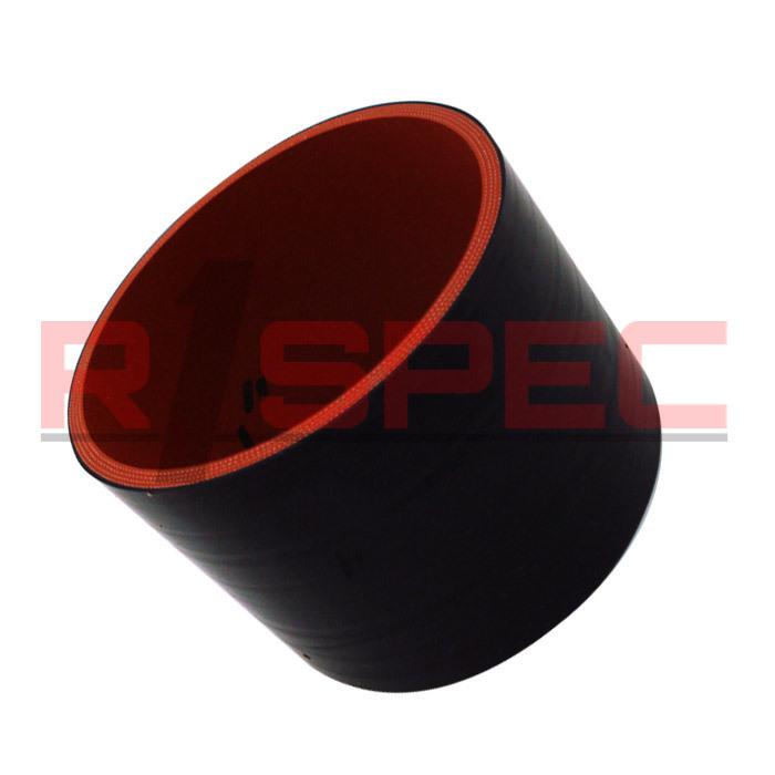 4" x3" long blk silicone turbo 4-ply coupler hose kit