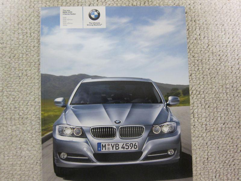 Bmw 3-series sedan sales brochure 2009, 328i 328ix 335i 335ix 335d  usa