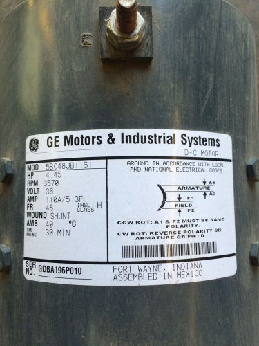 Golf cart golf car motor by ge with 19 splines and has speed sensor.