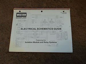 Western snowplow electrical schematics service manual mvp straight blades oem