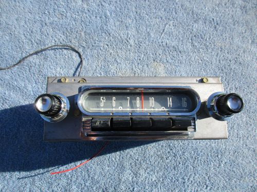 1961 ford galaxie am push button deluxe fomoco radio