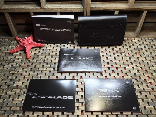 2016 cadillac escalade owners manual + navigation book (infotainment) ((buy oem)