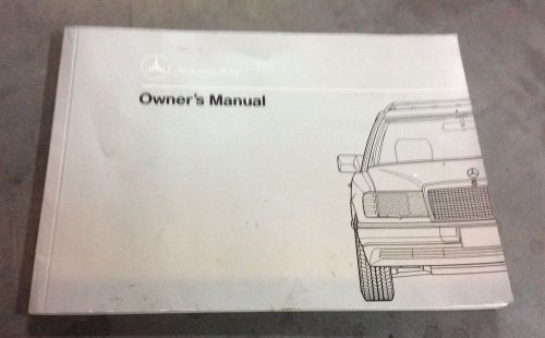 Mercedes w124 1992 300te 300te 4matic wagon owners manual very good condition!!