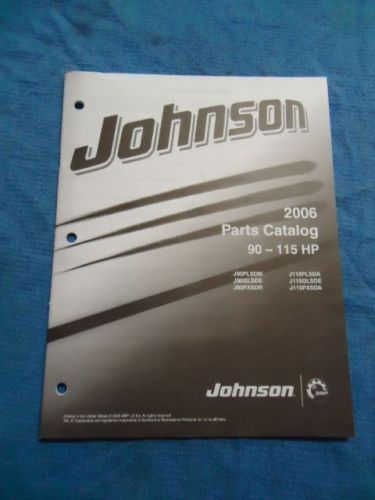 2006 johnson parts catalog- 90-115 hp models