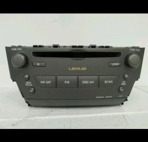 Lexus is250 radio receiver 06 07 08 face id# p1809 6 disc type r1015 150416