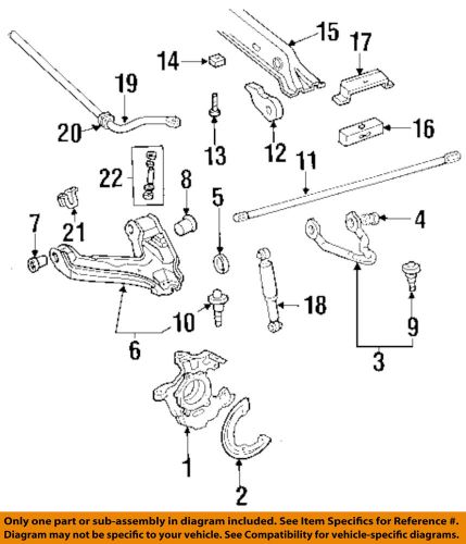 Gm oem stabilizer sway bar-front-link 12546193