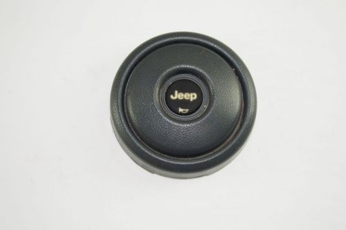 1992 1993 1994 1995 1996  jeep cherokee steering wheel horn button cap grey