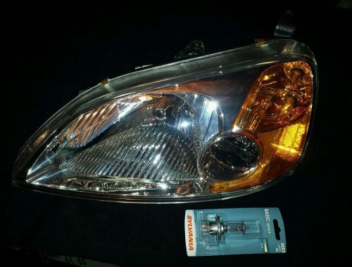 01-03 honda civic 2 door coupe headlight headlamp lamp left lh driver side new