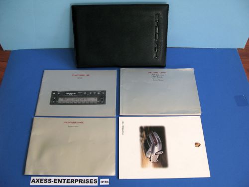 1997 porsche 993 911 carrera 4 c4s turbo coupe cabriolet owners manuals set h194