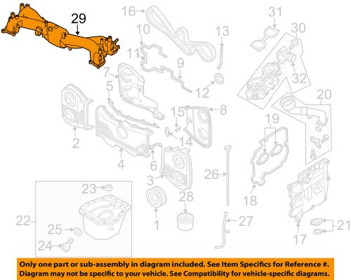 Subaru oem 04-06 baja-intake manifold 14001ab682