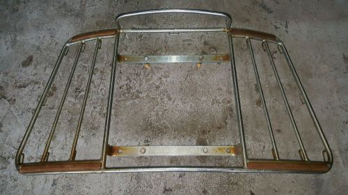 Porsche 356 lietz ?? stainless steel luggage rack engine grille