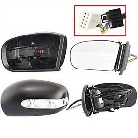 Power heated side view door mirror assembly pair set driver+passenger left+right