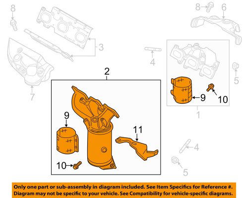 Ford oem-exhaust manifold da8z5g232c