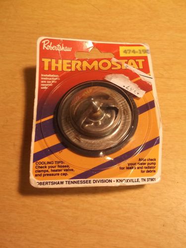 New robertshaw thermostat 474-195 engine coolant nos vingage *free shipping*