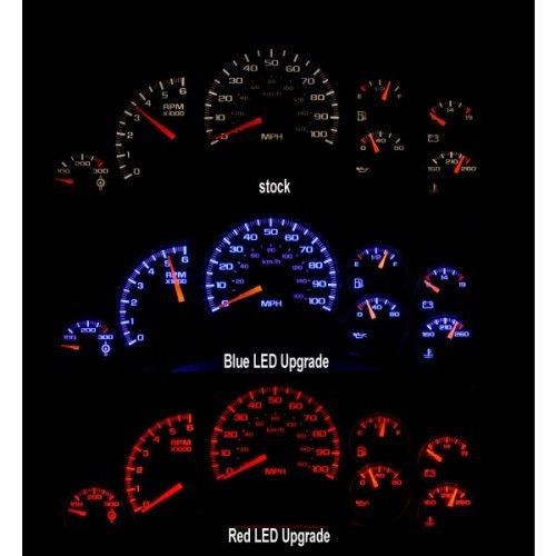 Gmc yukon denali envoy sierra 2003-2006 instrument gauge repair with led upgrade