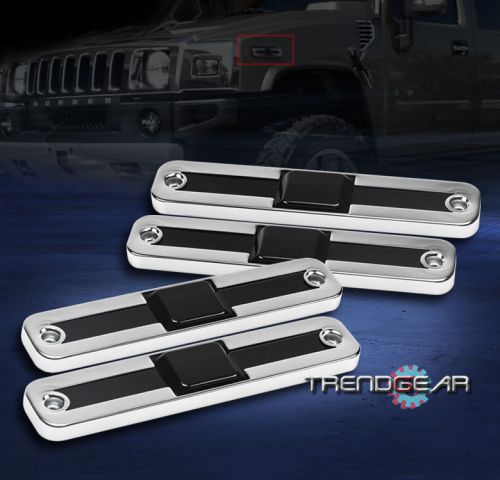 03-09 hummer h2 side marker signal light lamp covers smoke 04 05 06 07 08 pickup