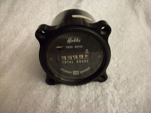 Vintage hobbs stewart warner aircraft hour meter