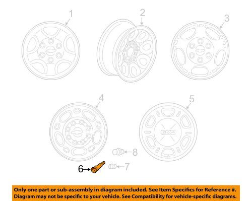 Gm oem-wheel valve stem 9593595