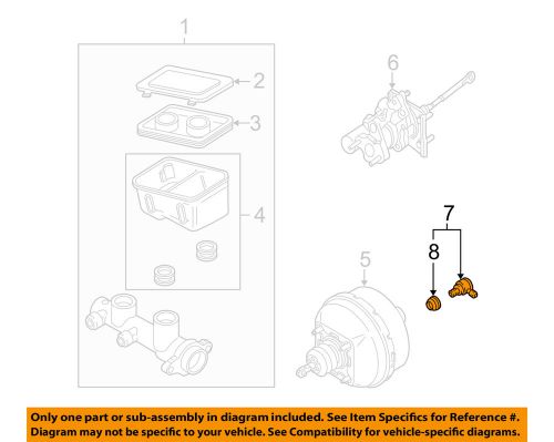 Gm oem-power brake booster check valve 18022219